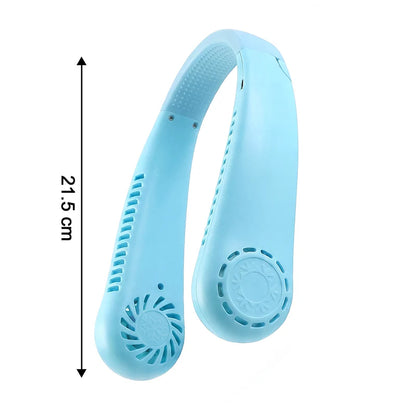 NeckFan – Wearable Neck Fan | Soft Airflow | Outdoor & Travel Cooling