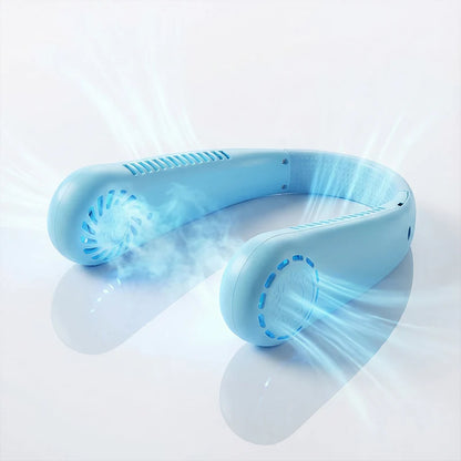 NeckFan – Wearable Neck Fan | Soft Airflow | Outdoor & Travel Cooling